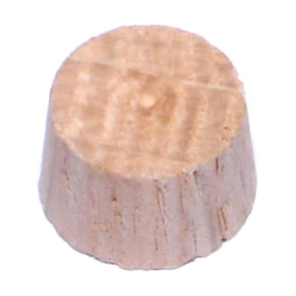 Midwest Fastener 3/8" Oak Wood Flat Head Plugs 100PK 08925 - main